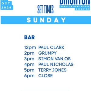Brighton weekender the Sunday finale with Terry Jones